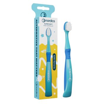 Nordics Kids 9240 Super Soft Детска четка за зъби, Русалка синя
