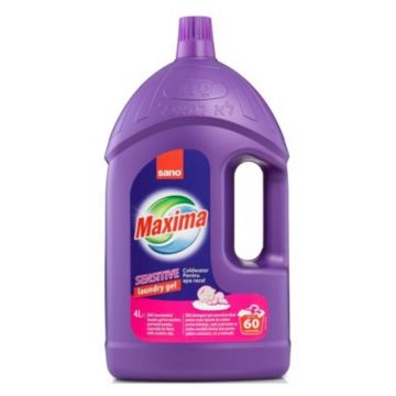 Sano Maxima Sensitive Концентриран гел за пране за бебешки дрехи x4 литра, 60 пранета