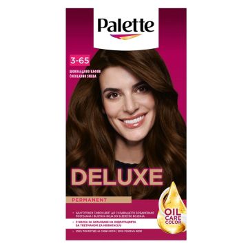 Palette Deluxe Подхранваща трайна крем боя за коса, 3-65 Chocolate Brown