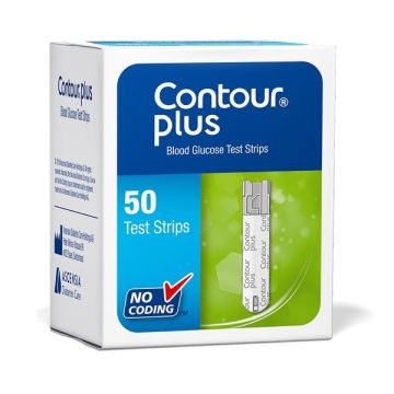 Contour Plus Тест ленти за кръвна захар х50 броя