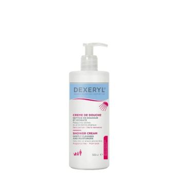 Dexeryl Душ крем за тяло и лице за суха и атопична кожа без аромат х500 мл