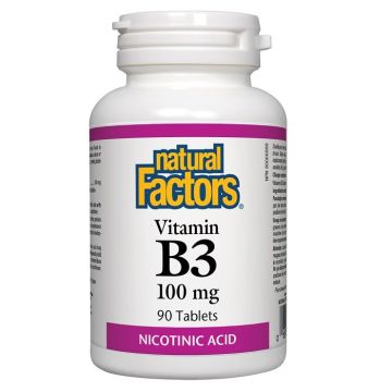 Витамин B3 100 мг х90 таблетки Natural Factors