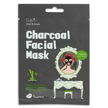 Cettua Charcoal Маска за лице с бамбуков въглен х 1 брой