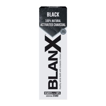 BlanX Black Избелваща паста за зъби с Активен въглен х75 мл