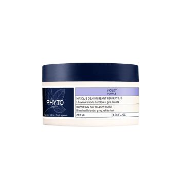 Phyto Purple Възстановяваща маска за коса за неутрализиране на жълти нюанси x250 мл