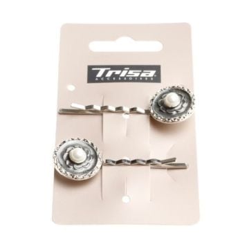 Trisa Фиби за коса с декорация х2 броя