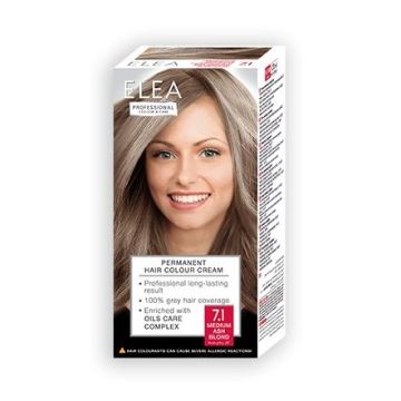 Elea Professional Боя за коса, цвят 7,1 Medium Ash Blond