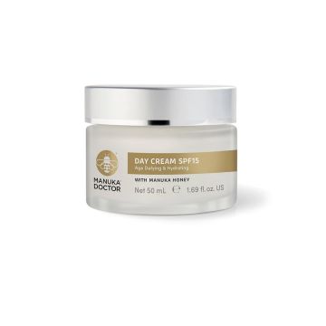 Manuka Doctor Хидратиращ дневен анти-ейдж крем за лице SPF15 с мед от манука x50 мл