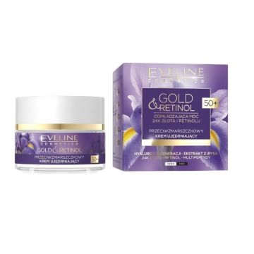 Eveline Gold & Retinol Стягащ дневен и нощен крем за лице 50+ x50 мл