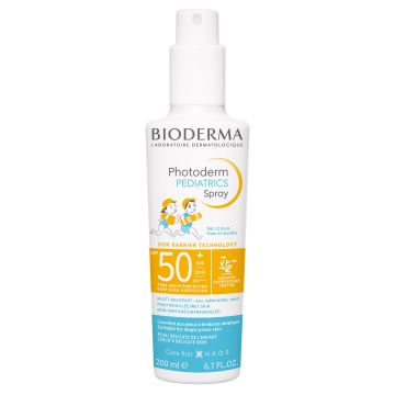 Bioderma Photoderm Pediatrics Слънцезащитен спрей за бебешка и детска кожа SPF50+ x200 мл