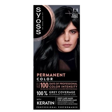 Syoss Profesional Performance Боя за коса 2 в 1 1-1 Black