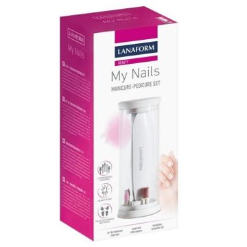Lanaform My Nails Комплект за маникюр и педикюр - LA130512