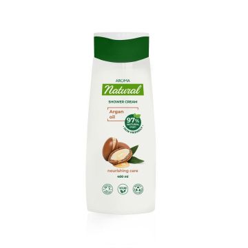 Aroma Natural Подхранващ душ крем за тяло с арганово масло x400 мл