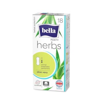 Bella Herbs Panty Ежедневни дамски превръзки с екстракт от алое вера х18 броя