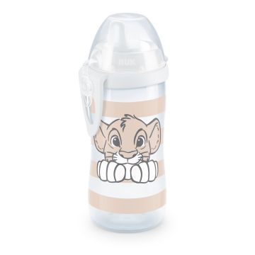 Nuk Kiddy Lion King Неразливаща чаша с твърд накрайник за деца над 12 месеца x300 мл