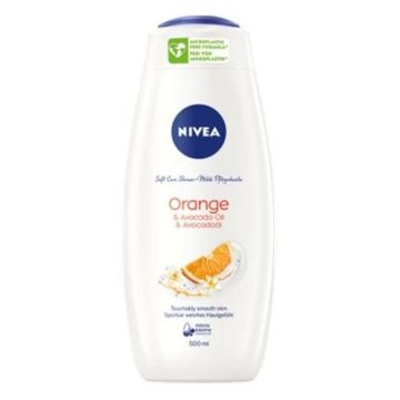 Nivea Soft Care Shower Orange & Avocado Oil Душ гел за тяло с масло от авокадо x500 мл