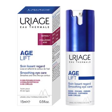 Uriage Age Lift Коригиращ околоочен крем с лифтинг ефект за всеки тип кожа, дори и чувствителна x15 мл