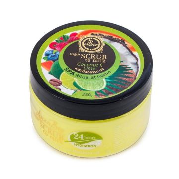 Linea Bio SPA Скраб за тяло с масло от бабасу, кокос и лайм х350 грама