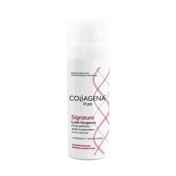 Collagena Pure Lumi Gorgeous Флуид за лице за изравняване на тена x50 мл