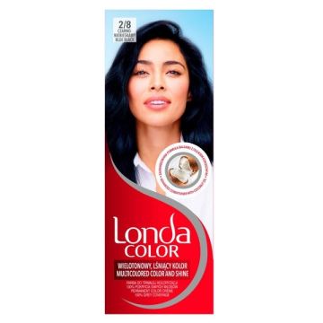 Londa Color Перманентна крем-боя за коса, 2/8 Черен със син оттенък