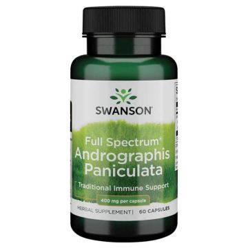Пълен Спектър Андрографис Паникулата 400 мг х60 капсули Swanson