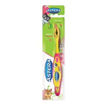 Astera Kids Soft 2-6 години Детска Четка за зъби