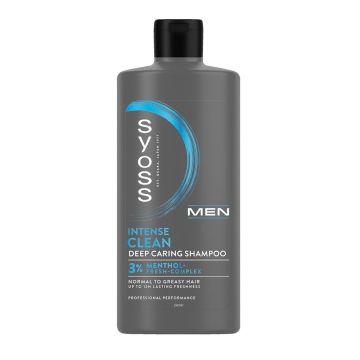 Syoss Men Intense Clean & Cool Шампоан за мъже за нормална към мазна коса x440 мл