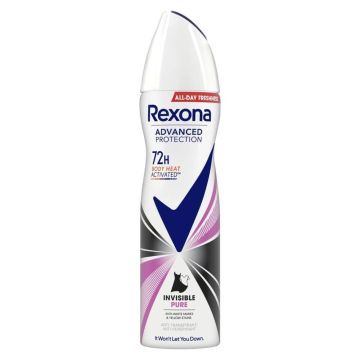 Rexona Advanced Protection Invisible Pure Део спрей против изпотяване за жени х150 мл