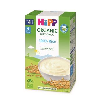 Hipp Био каша от ориз за деца над 4 месечна възраст x200 грама - 30402