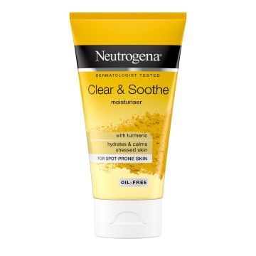 Neutrogena Clear & Soothe Успокояващ хидратант за лице с куркума x75 мл