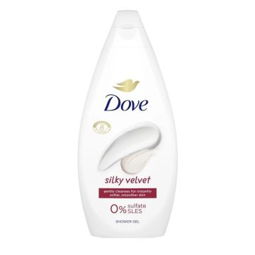 Dove Essential Care Душ гел за тяло Silky Velvet x450 мл