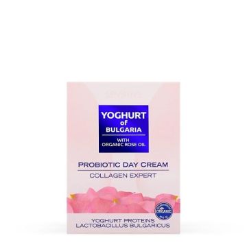 Biofresh Yoghurt of Bulgaria with Organic Rose Oil Пробиотичен дневен крем за лице с колаген х50 мл