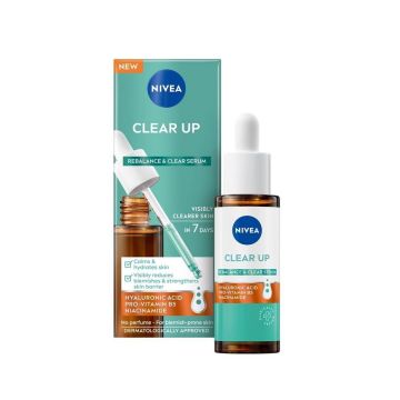 Nivea Derma Skin Clear Серум за лице за кожа склонна към несъвършенства х30 мл