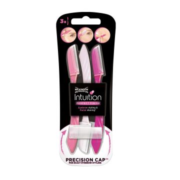 Wilkinson Intuition Perfect Finish Комплект бръсначи за оформяне на вежди и лице