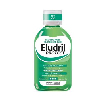 Eludril Protect Ежедневна вода за уста за цялостна защита на зъбите и венците x500 мл