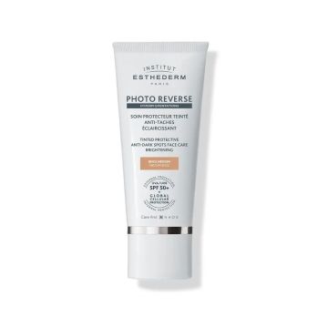 Esthederm Photo Reverse SPF50+ Изсветляващ слънцезащитен крем за лице х50 мл, Medium Beige