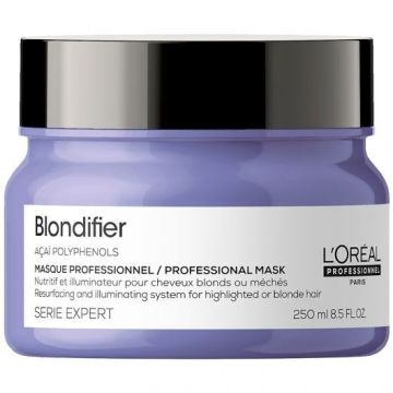 Loreal Professionnel Serie Expert Blondifier Неутрализираща маска с виолетови пигменти за възстановяване и подхранване на русите коси x250 мл