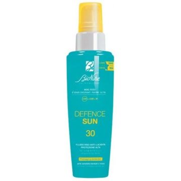 Bionike Defence Sun Слънцезащитен флуид без блясък за лице с висока защита SPF30 за нормална и комбинирана чувствителна кожа x50 мл