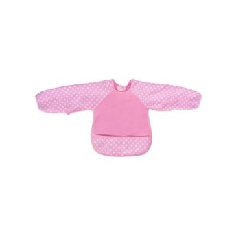 Sevi Baby Еко лигавник с ръкави за деца, розов