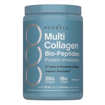 Multi Collagen Bio-Peptides Протеин и Пробиотик х283 г NeoCell