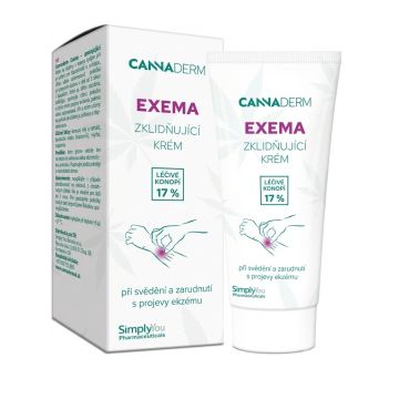 Cannaderm Exema Успокояващ крем при чувствителна кожа и екземи с 4.7pH x50 грама