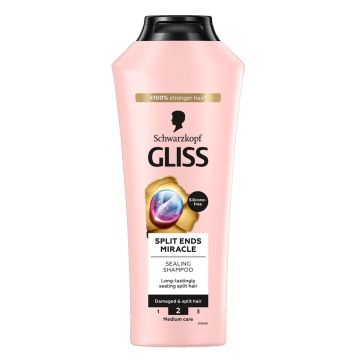 Gliss Split Ends Miracle Шампоан за увредена коса и цъфтящи краища x400 мл