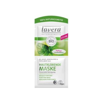 Lavera Био почистваща измиваща маска за лице с мента х10 мл