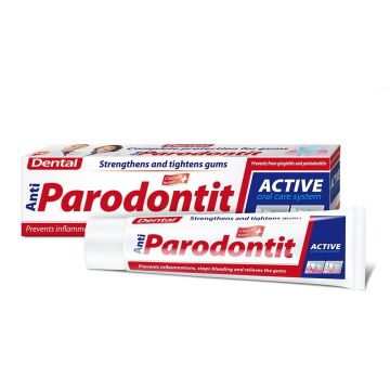Dental Anti-Parodontit Профилактична паста за зъби със стягащ и успокояващ венците ефект х100 мл