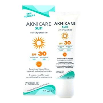 Synchroline Aknicare Слънцезащитен крем за лице за мазна кожа SPF 30 x50 мл