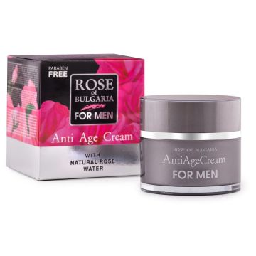 Bio Fresh Rose Подмладяващ крем за лице за мъже х50 мл