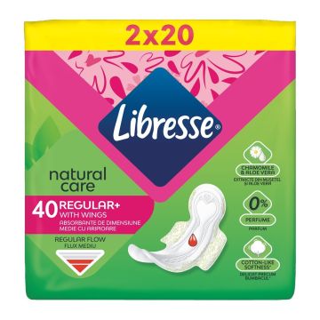 Libresse Natural Care Дамски превръзки х40 броя
