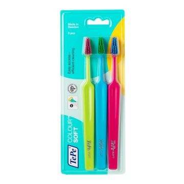 TePe Colour Soft Четка за зъби х3 броя