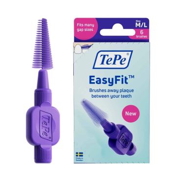 TePe Easyfit Интердентални четки, размер M/L х6 броя