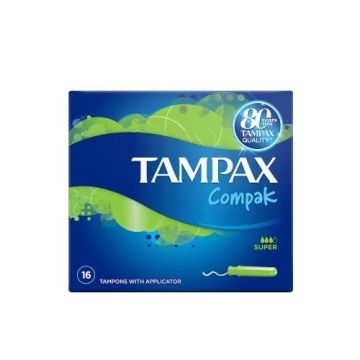 Tampax Compak Super Дамски тампони с апликатор х16 броя